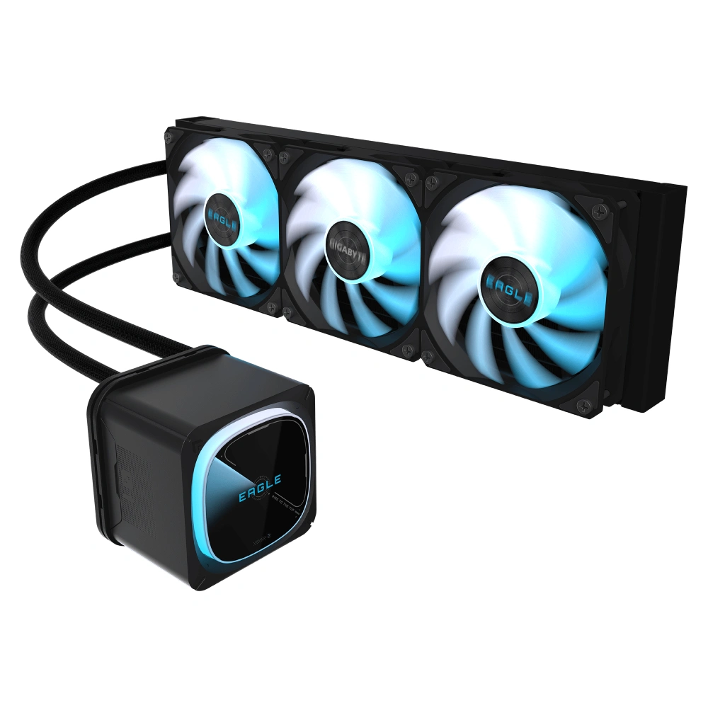 GIGABYTE CPU Cooler Liquid EAGLE 360 RGB Black view 4